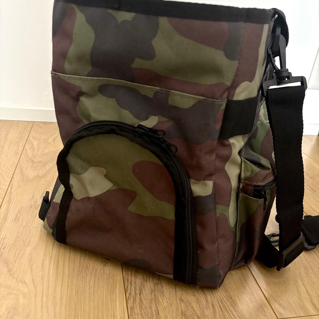 【美品】3way犬用キャリーバッグ迷彩