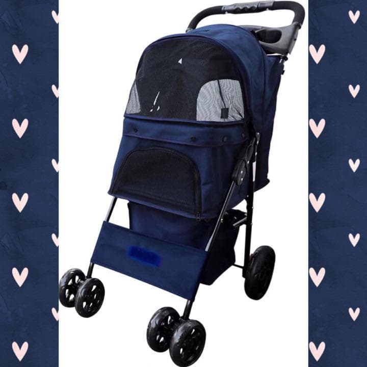 ❤自在に動かせペットも飼い主さんも快適♪❤安定感抜群で安心安全★ペットバギー