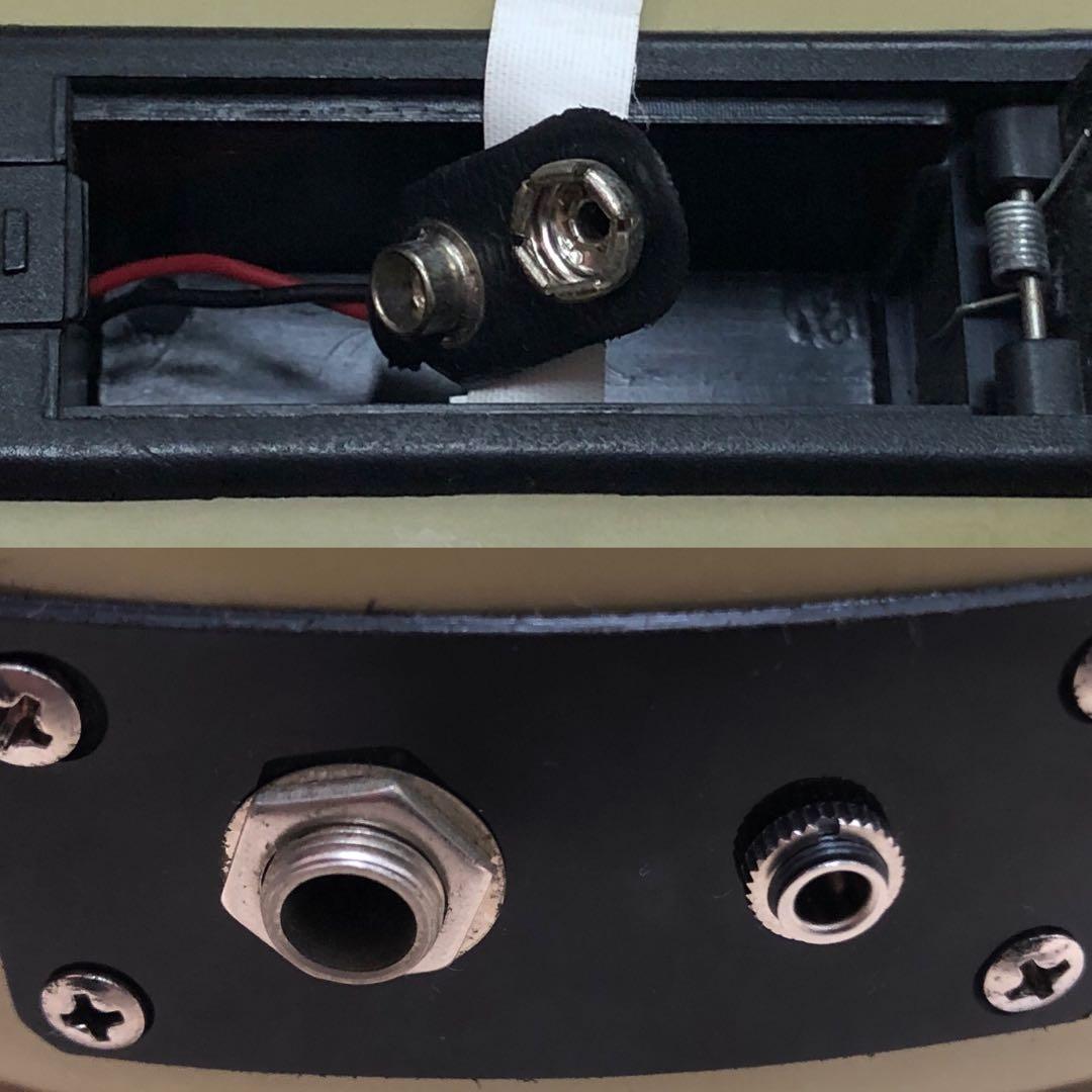 【ケース付き】ZO-3 グレー アンプ内蔵ミニギター ヘッドフォン端子付