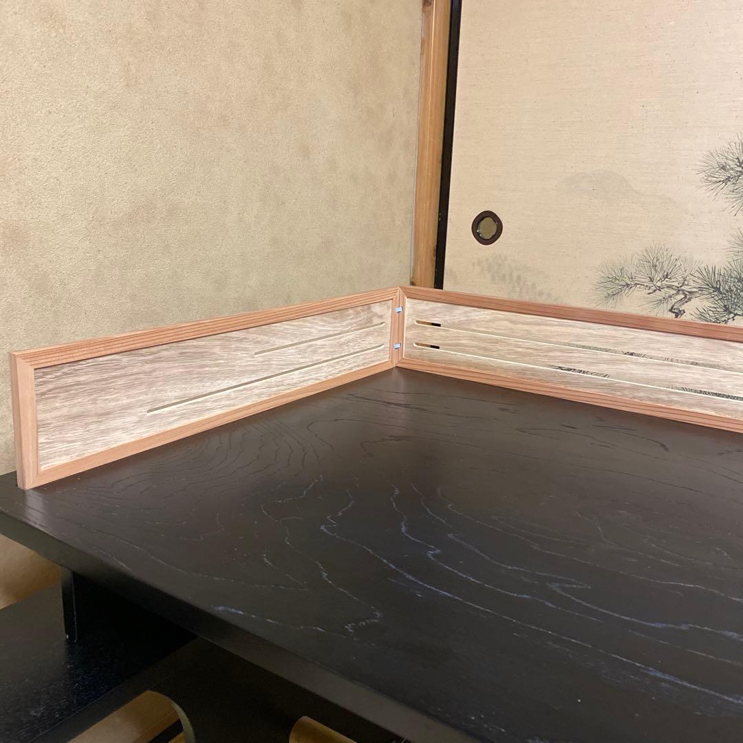 茶道具 立礼棚（りゅうれいだな） 点茶盤 掻合塗 表用セット