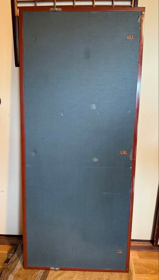 京都で見つけたヴィンテージ　江戸時代 浮世絵　絹　額入り