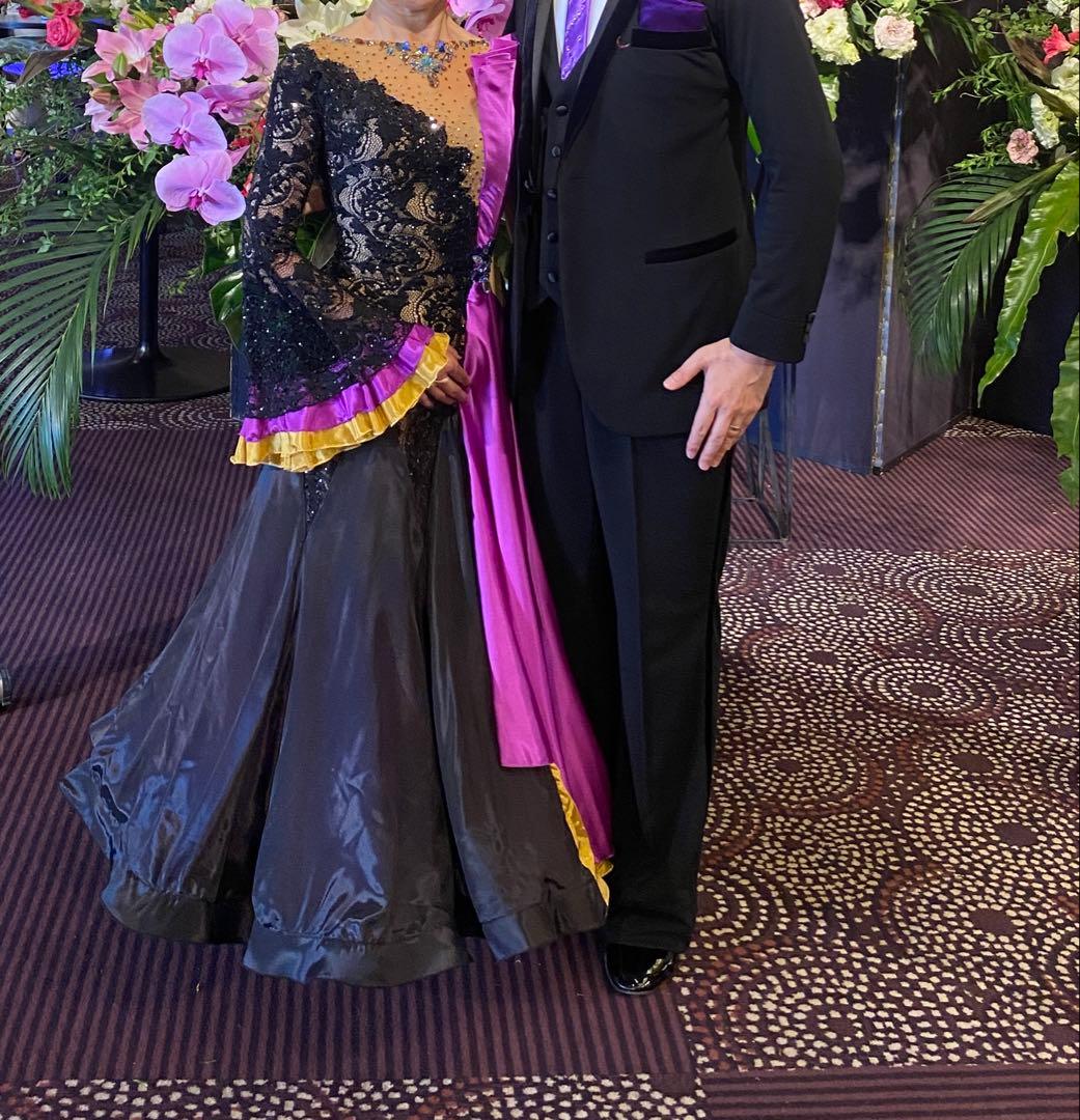 『最終値下げ』社交ダンススタンダードヤナギダダンスウェアーオーダードレス