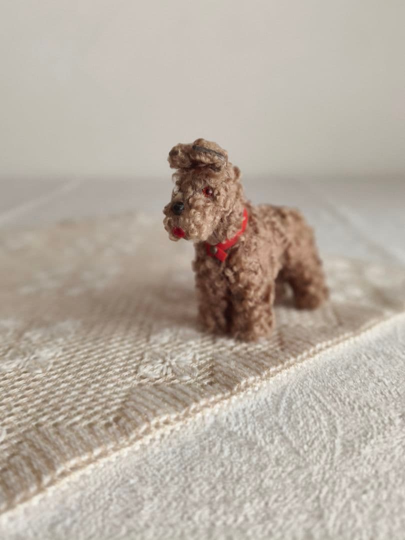 * vintage dog ❀ クルクル巻き毛がキュートな ワンちゃん