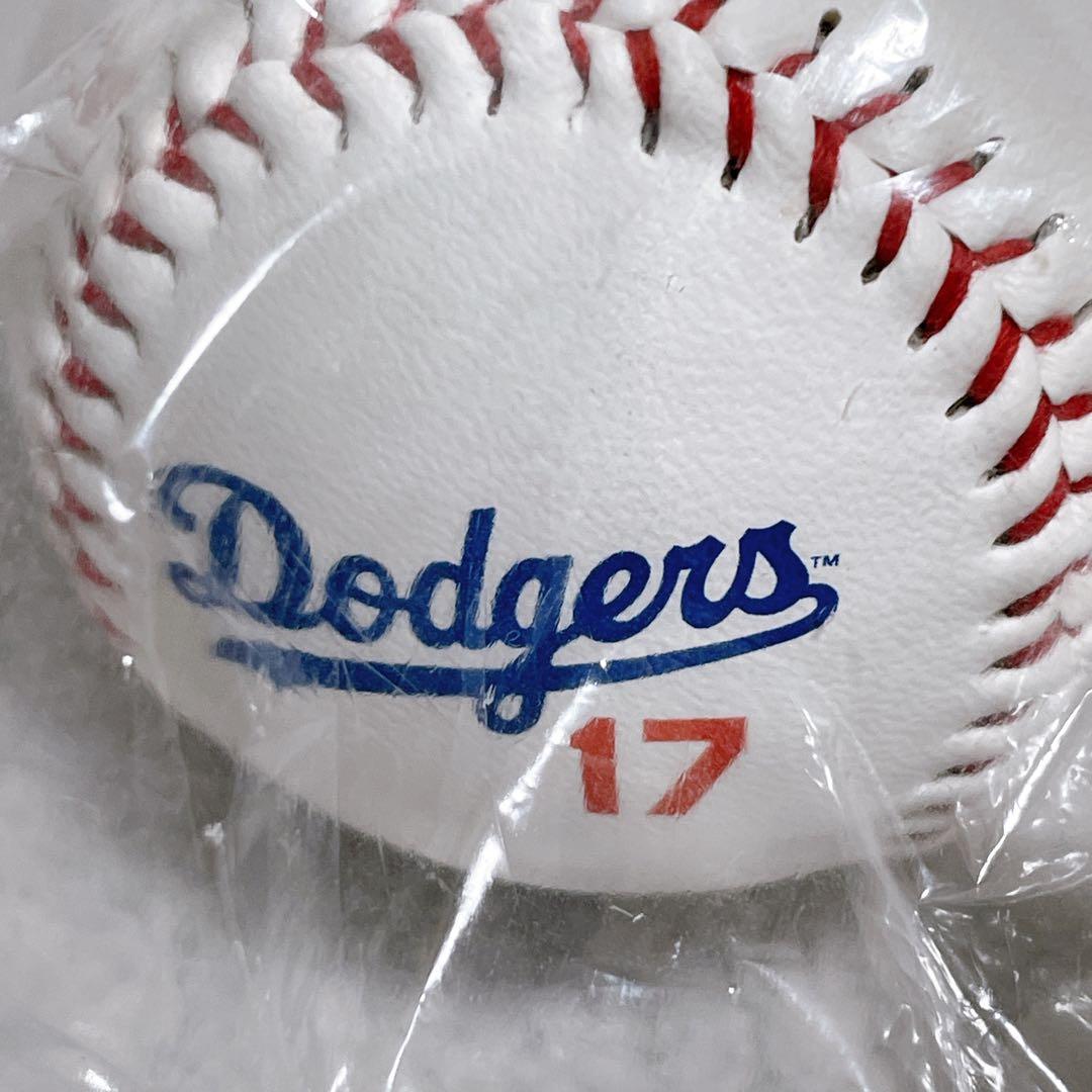 ドジャース　大谷翔平　ユニフォーム（L）　ボール　木製ミニバット