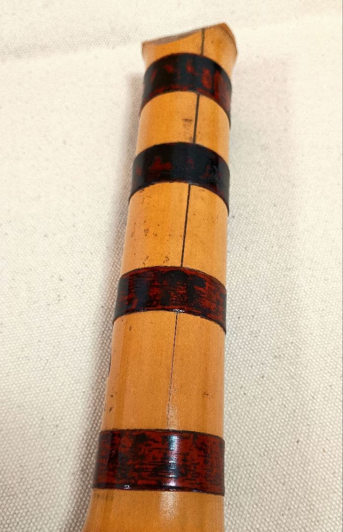 飯田雪洲作の最高級三印管！名製管師の一尺七寸管尺八☆