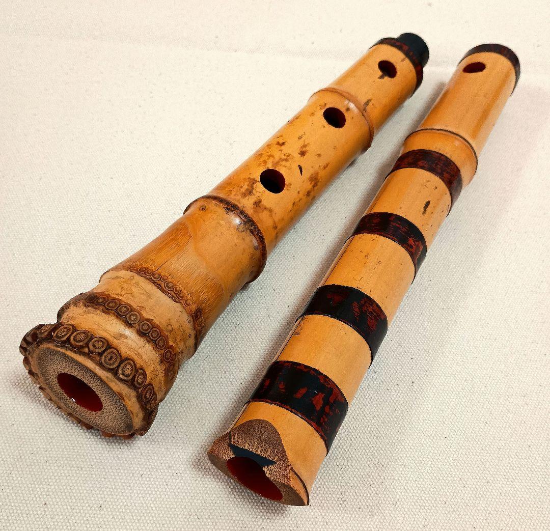 飯田雪洲作の最高級三印管！名製管師の一尺七寸管尺八☆