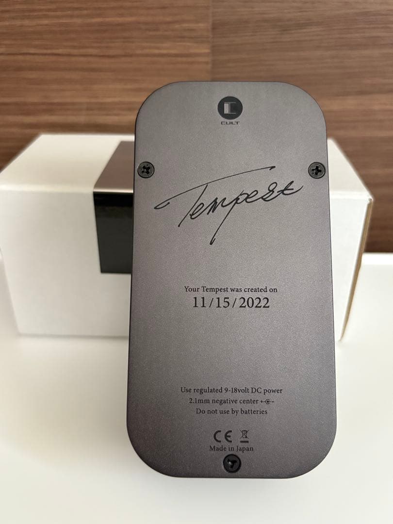 cult Tempest 初期ロット