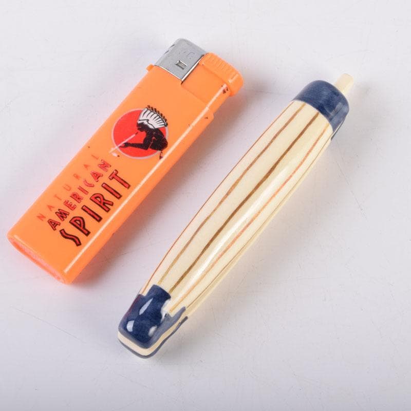 茶道具　栗田焼　岡田佳山作　傘香合　共箱　V　8468