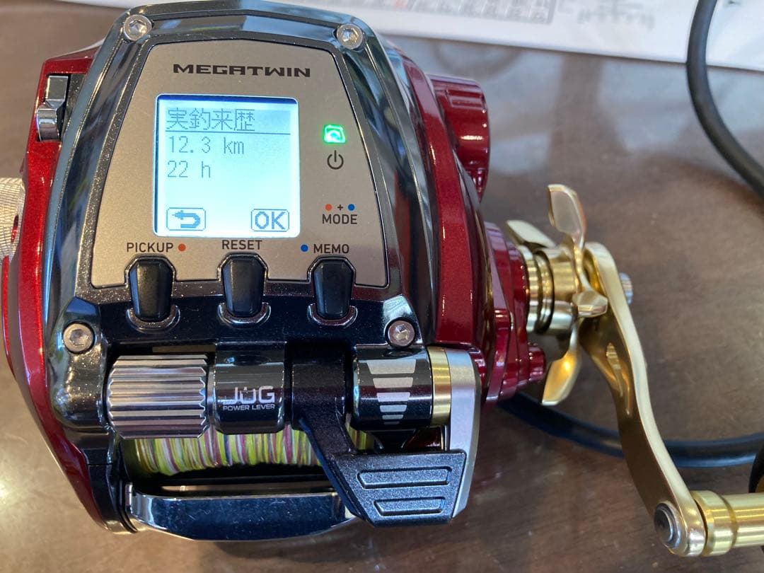 Daiwa SEABORG500MJ MEGATWIN 電動リール レッド