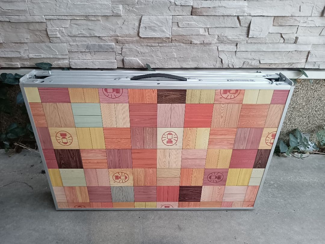 【Coleman】ナチュラルモザイクリビングテーブル/140