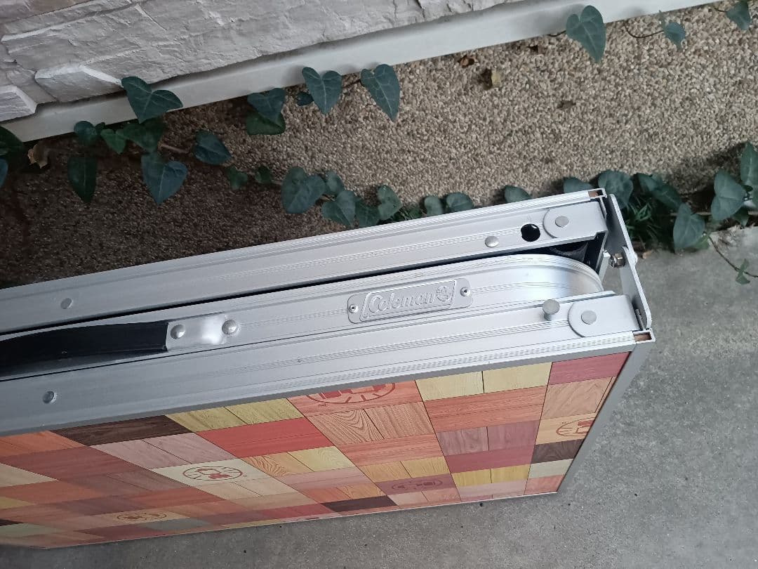 【Coleman】ナチュラルモザイクリビングテーブル/140