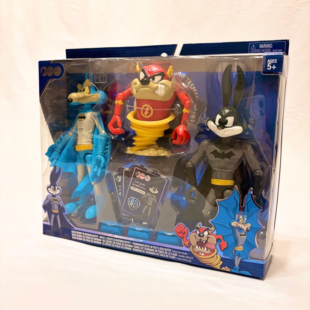 【日本未発売】ワーナー100周年 ルーニー・テューンズ DCコラボフィギュア