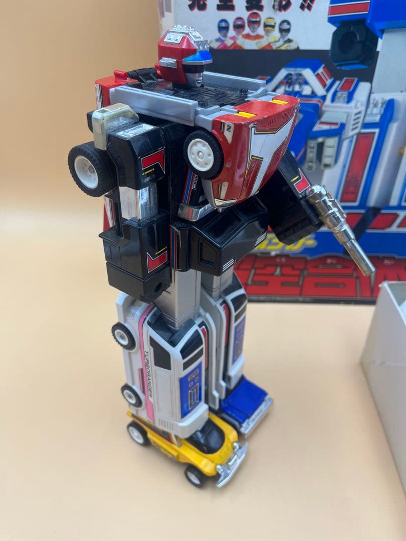 高速戦隊ターボレンジャー　DXターボロボ　DXターボラガー　1989 当時物