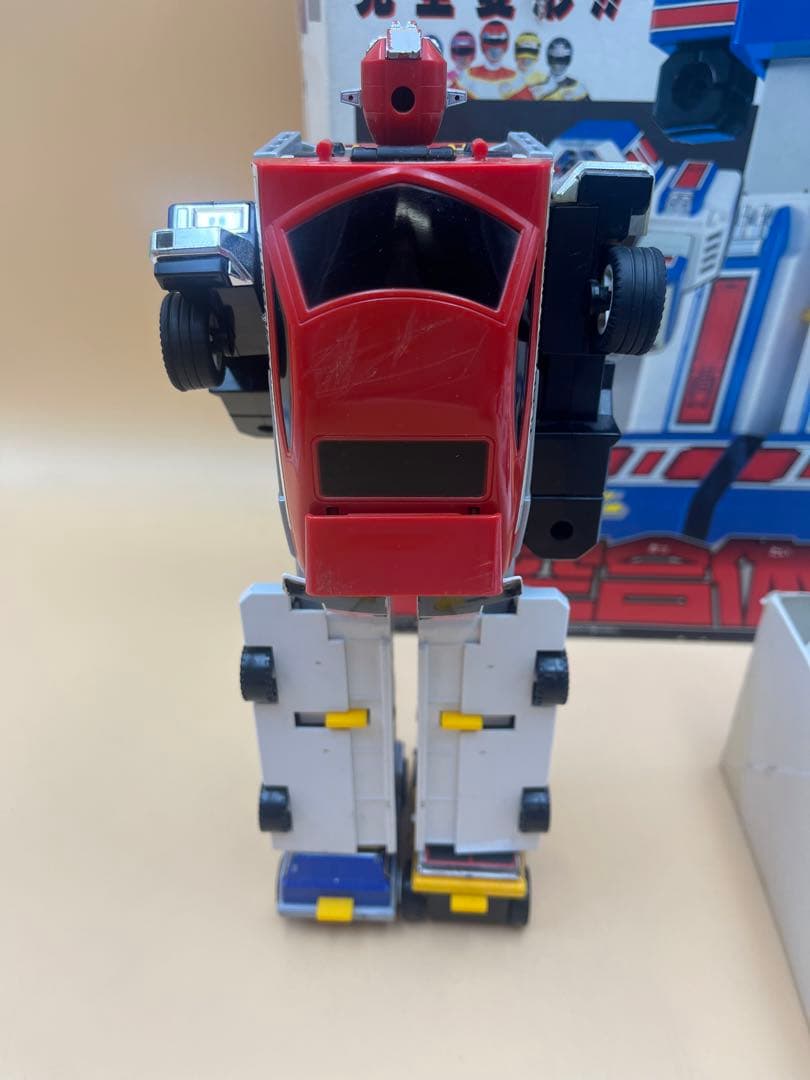 高速戦隊ターボレンジャー　DXターボロボ　DXターボラガー　1989 当時物