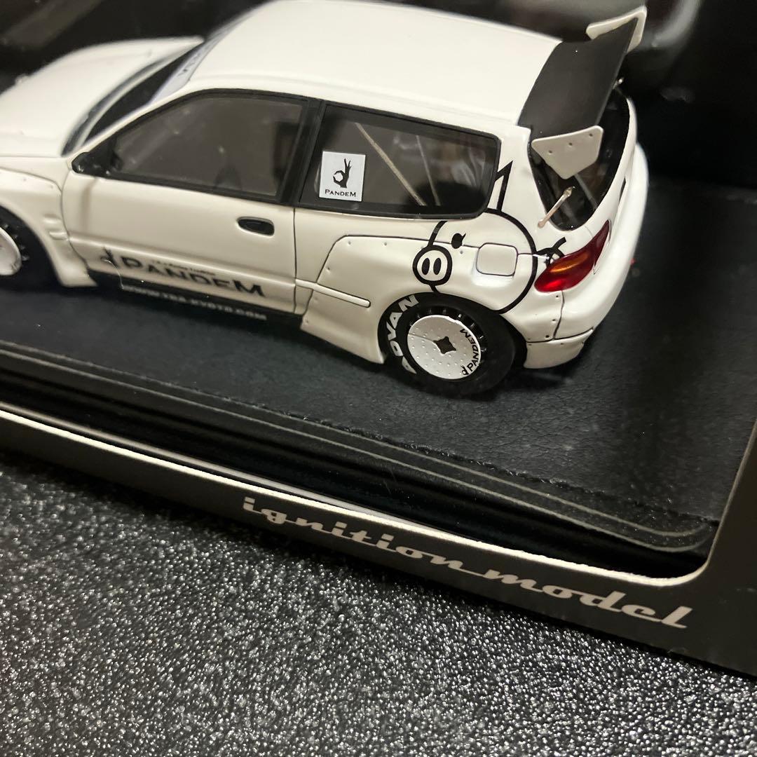 ミニカー IG01171 1/43 PANDEM CIVIC EG6(White)
