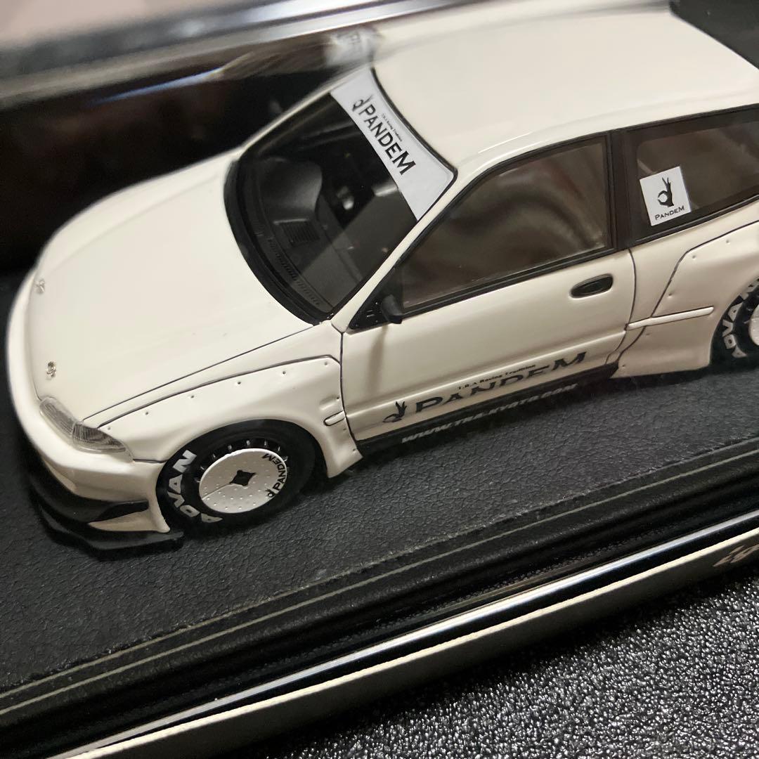 ミニカー IG01171 1/43 PANDEM CIVIC EG6(White)