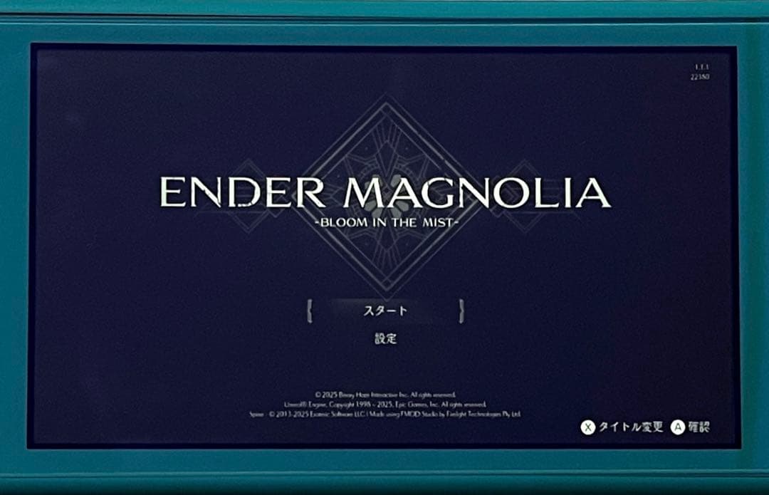 【Switch】エンダーマグノリア数量限定版【開封済み】