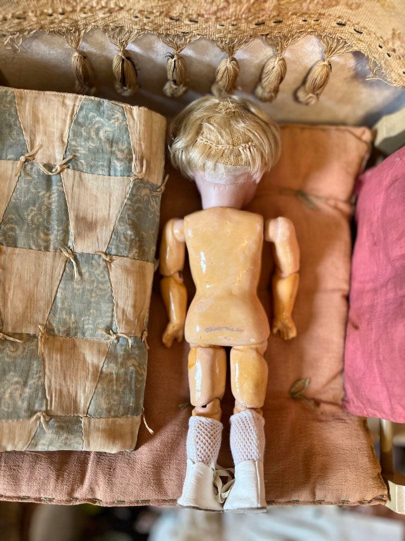 アンティークビスクドール ケストナー143この子のためのセット