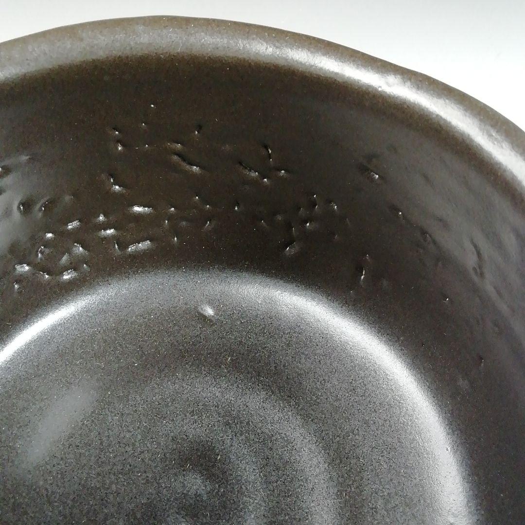 Ｗ１８　茶碗　『作山焼』『小池斉 造』　共箱　抹茶碗　茶道具