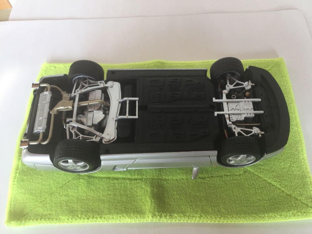 京商　ホンダ　NSX ミニカー　シルバー　1/18