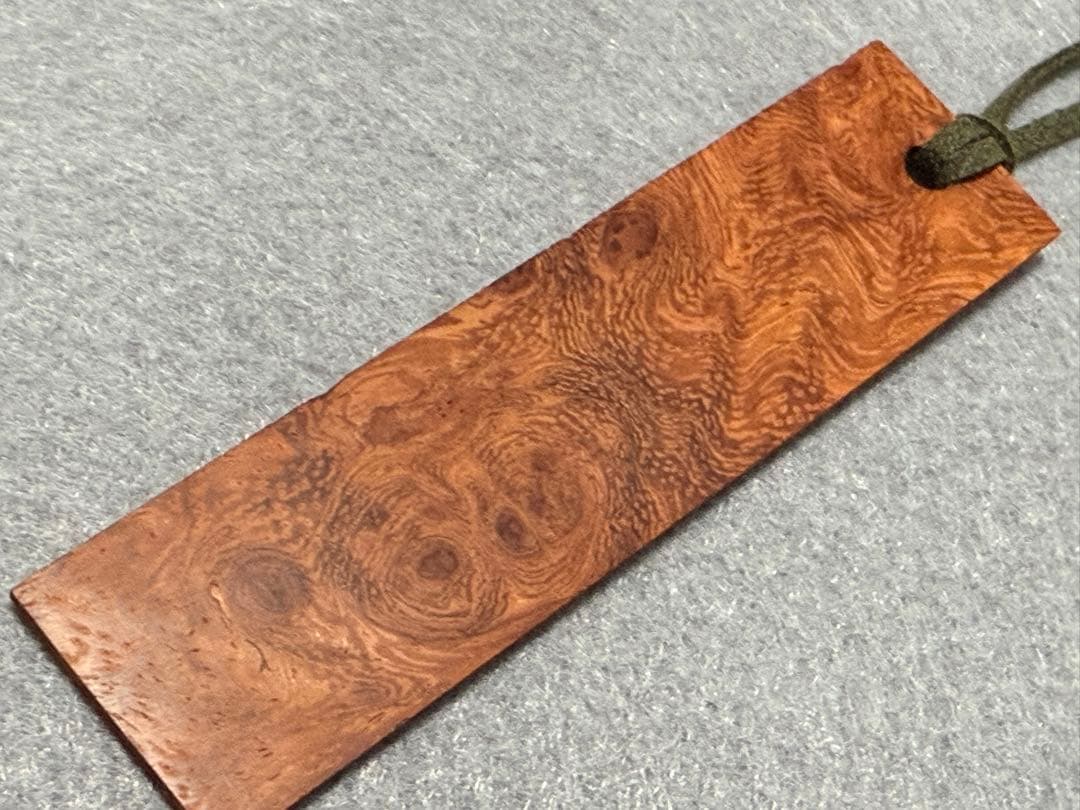 ボナンペン 真鍮金具 花梨瘤 シャーペン 栞[野原工芸 工房楔 こぶた工房]