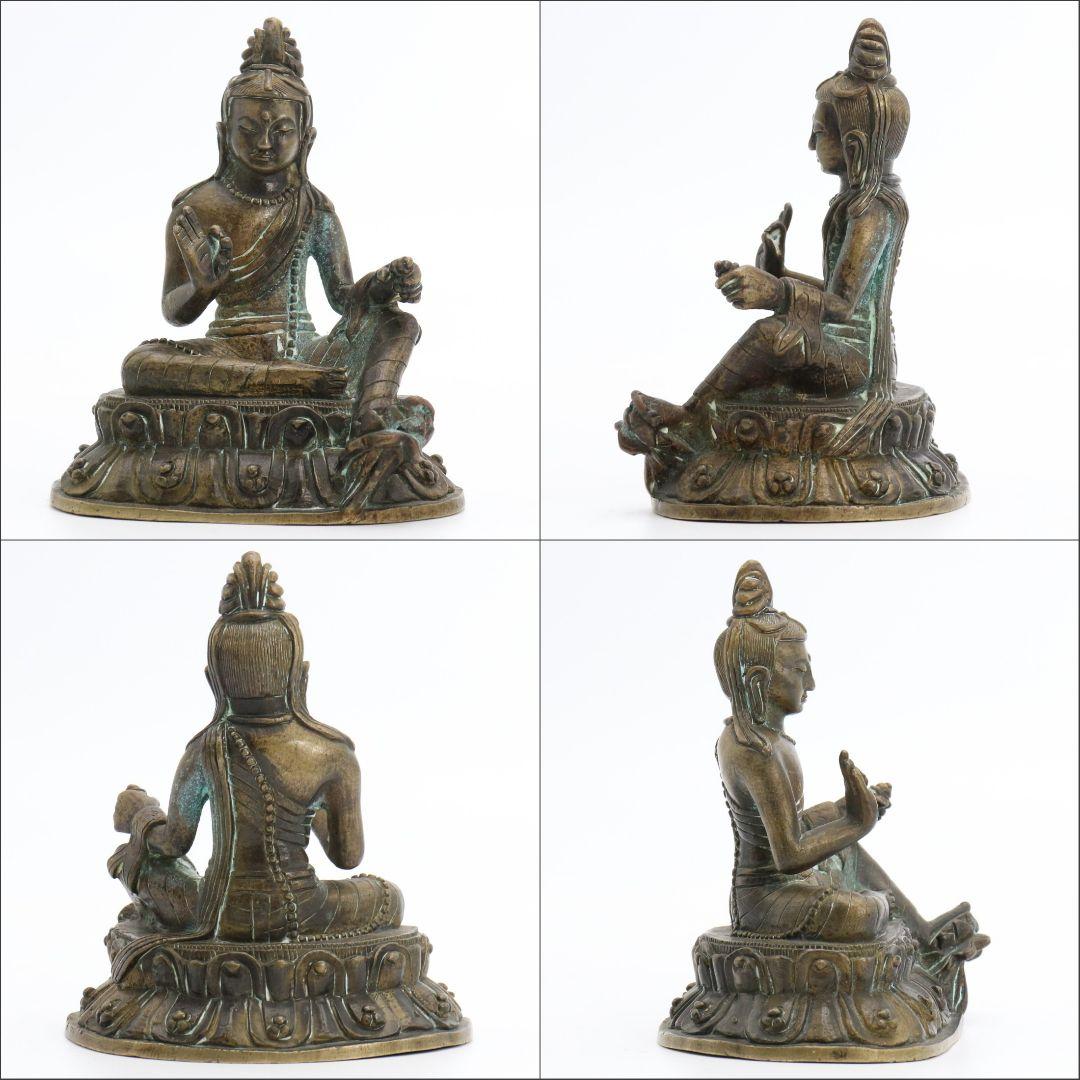 古銅 チベット仏像 仏教美術　V216　1F14D