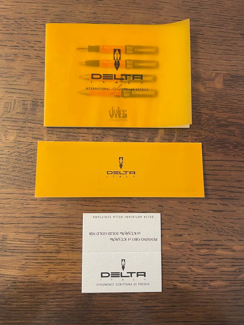 初期DELTA ドルチェビータミディアム万年筆