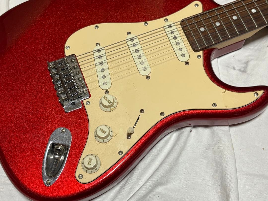 Legend エレキギター　ストラト　キャンディアップルレッド1926-02-1