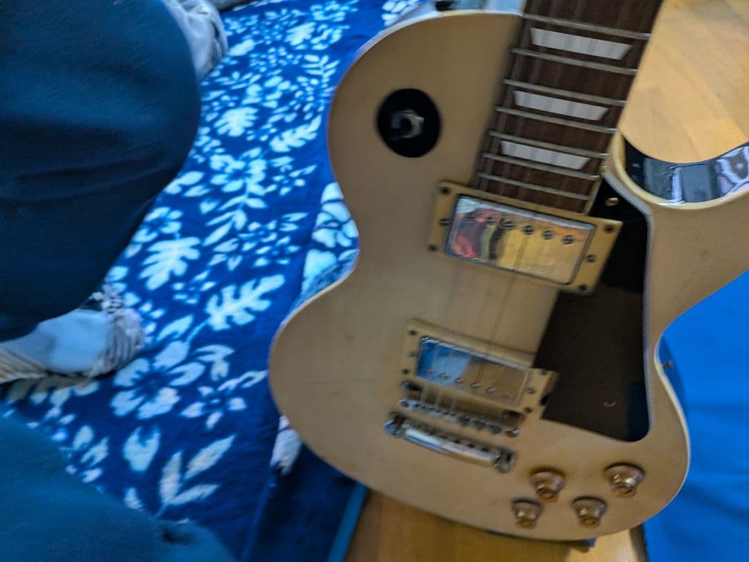 Photogenic レスポール モデルギター ナチュラルペグの違いあり