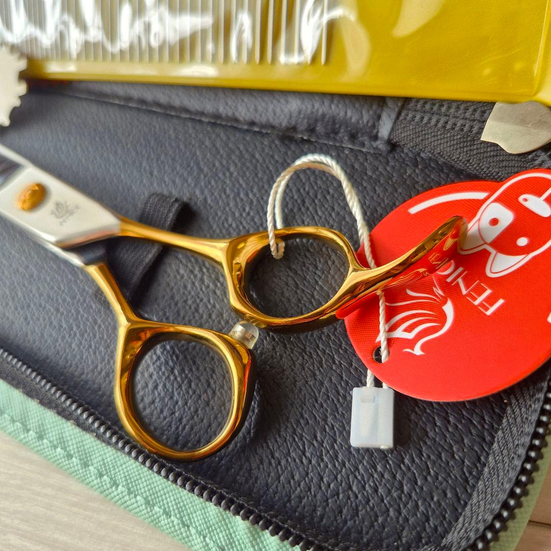 新品★フェニーチェ トリミング用セニングシザー&超軽量トリミングコーム