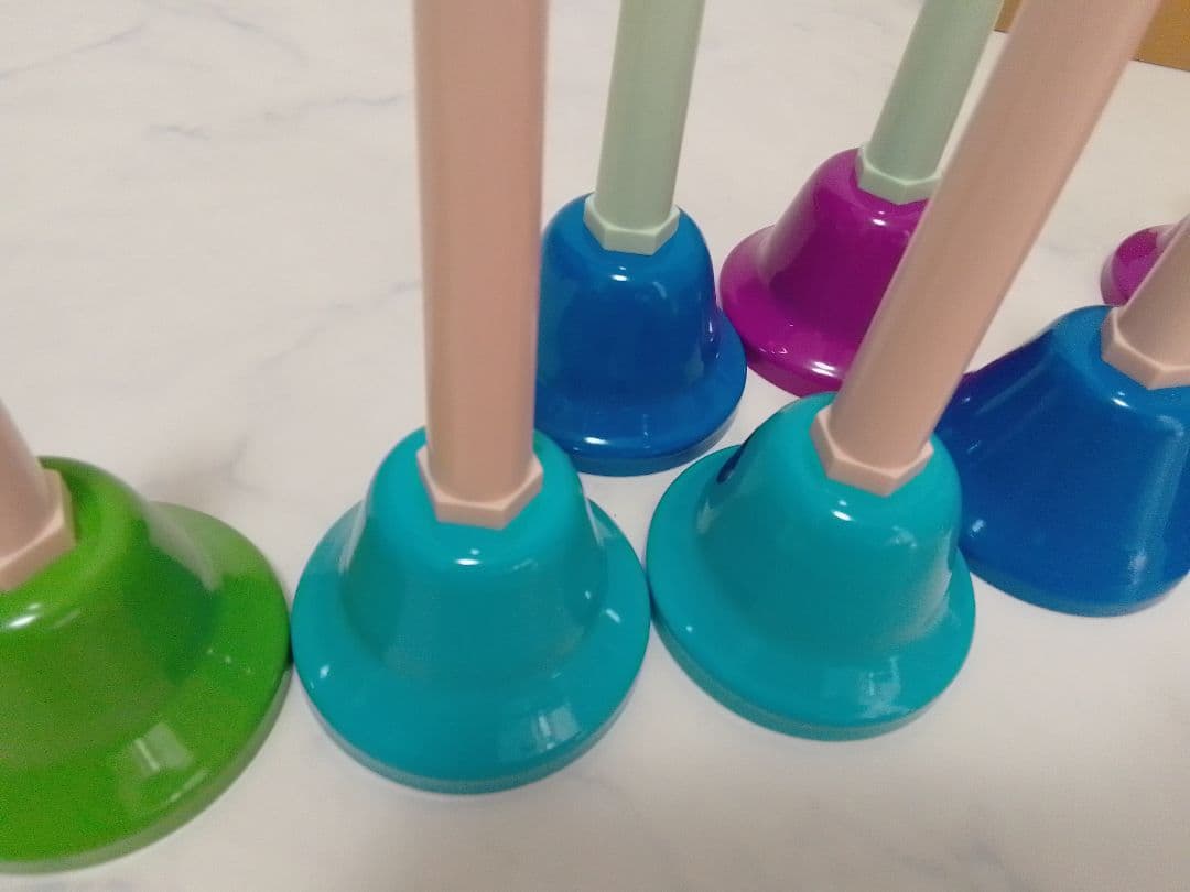 ☆未使用☆ ウチダ ミュージックベル MB-C 20音 カラー ハンドベル