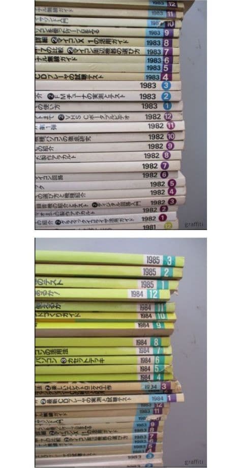 電波科学 約180冊 約94.5㎏超大量 1963～1985年 NHK まとめ♪