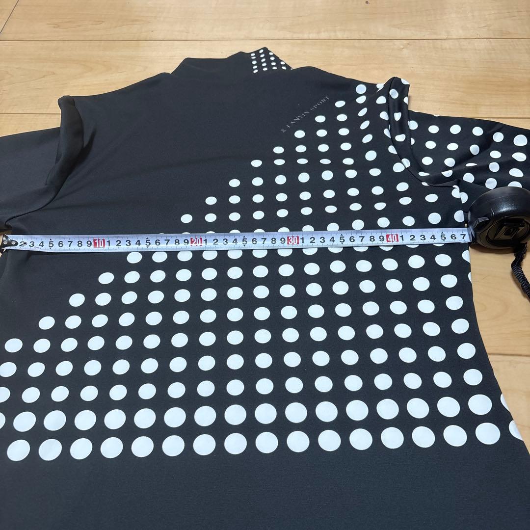 LANVIN SPORT ドット柄 モックネック 長袖 レディース