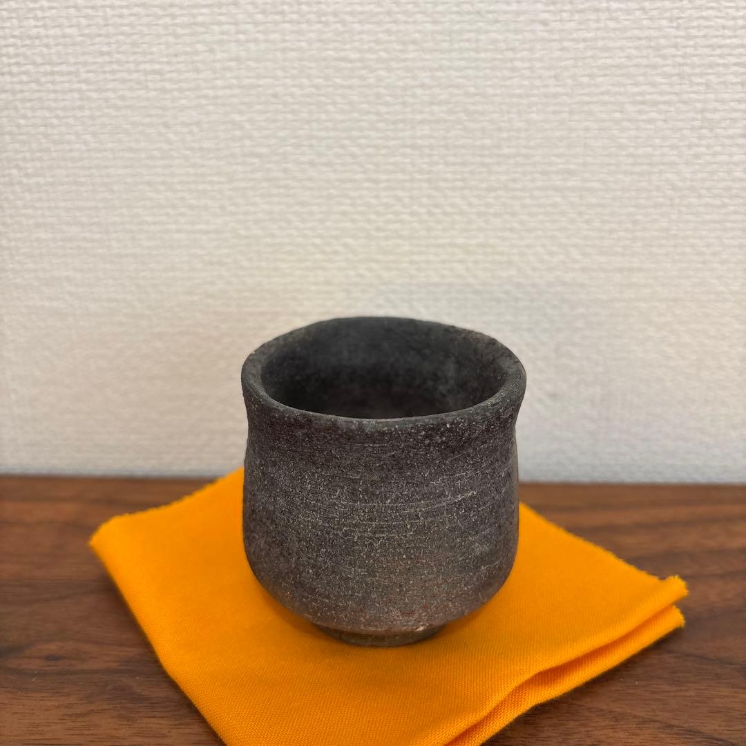 金重潤平　備前酒呑 共箱 共布 栞付き