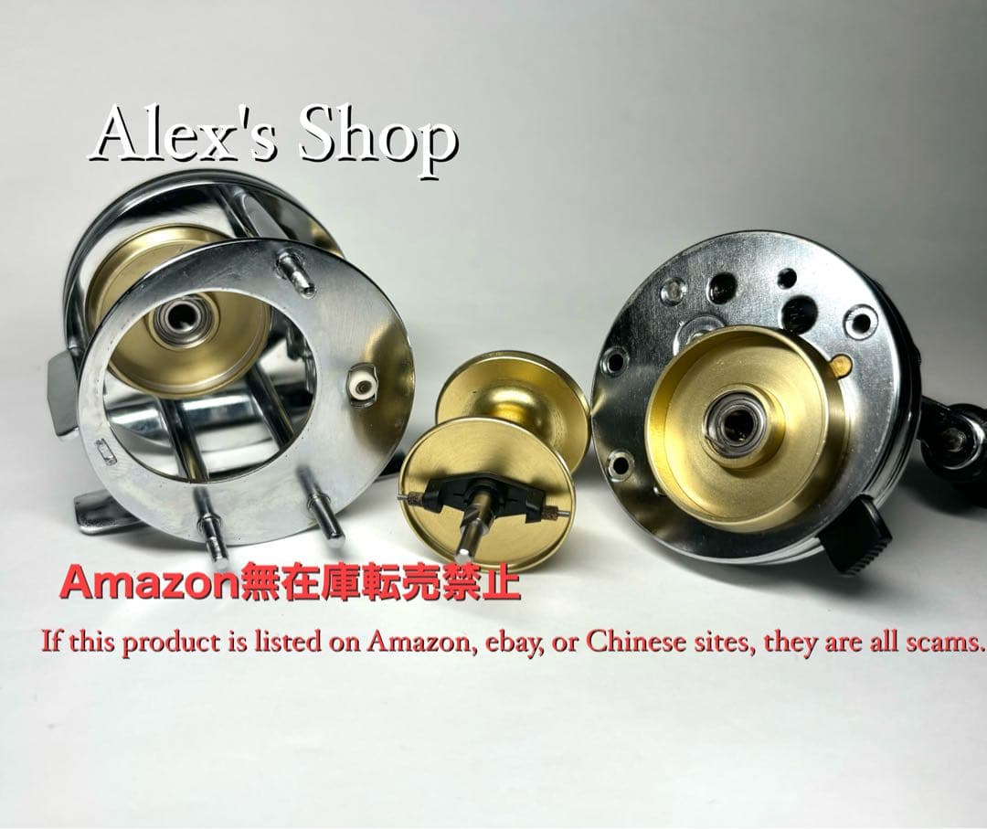 お得❗️ABU 3500CA & ハンドメイドハンドルフィネスパーツセット