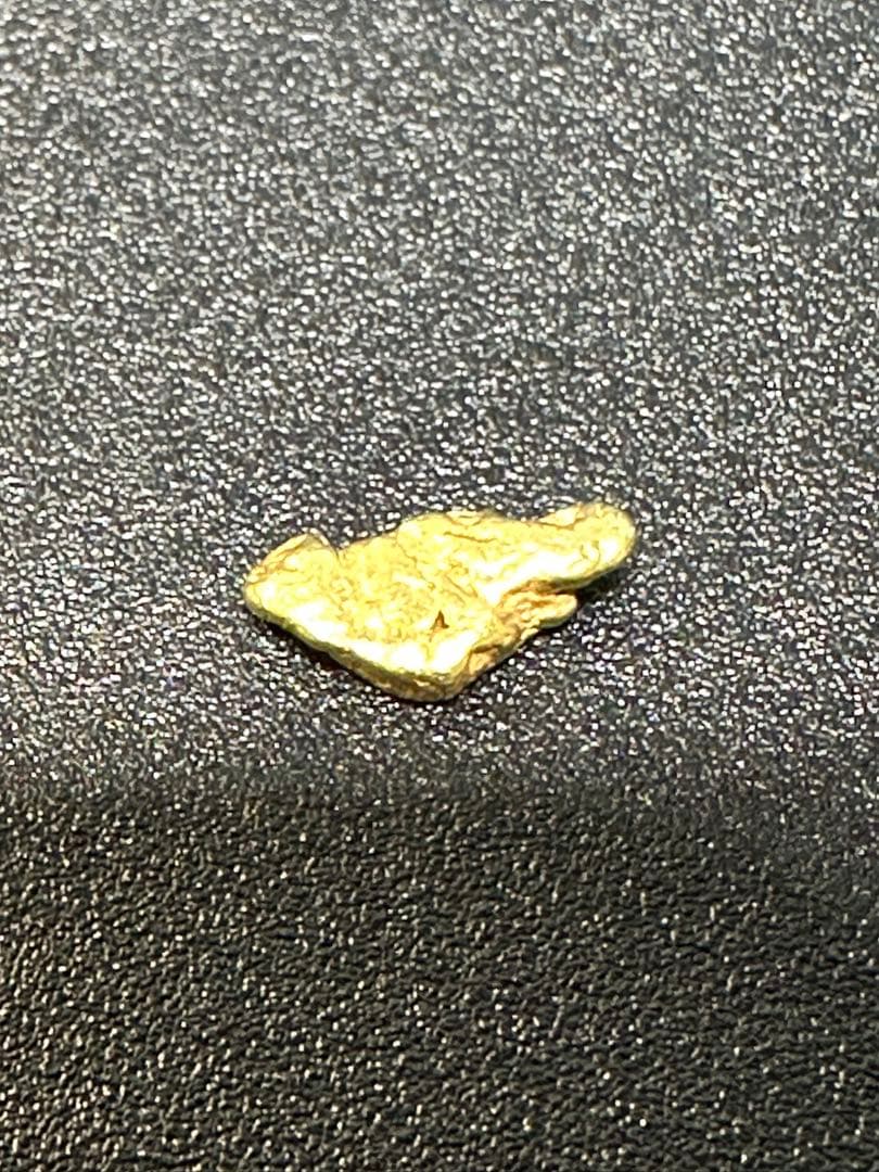 砂金　0.739g　自然金　アラスカユーコン産　ゴールドナゲット　砂金鑑別書付き