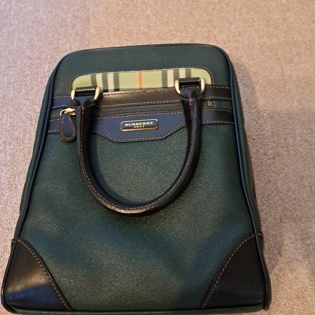 BURBERRY　ダークグリーン キャディバッグ 4分割収納