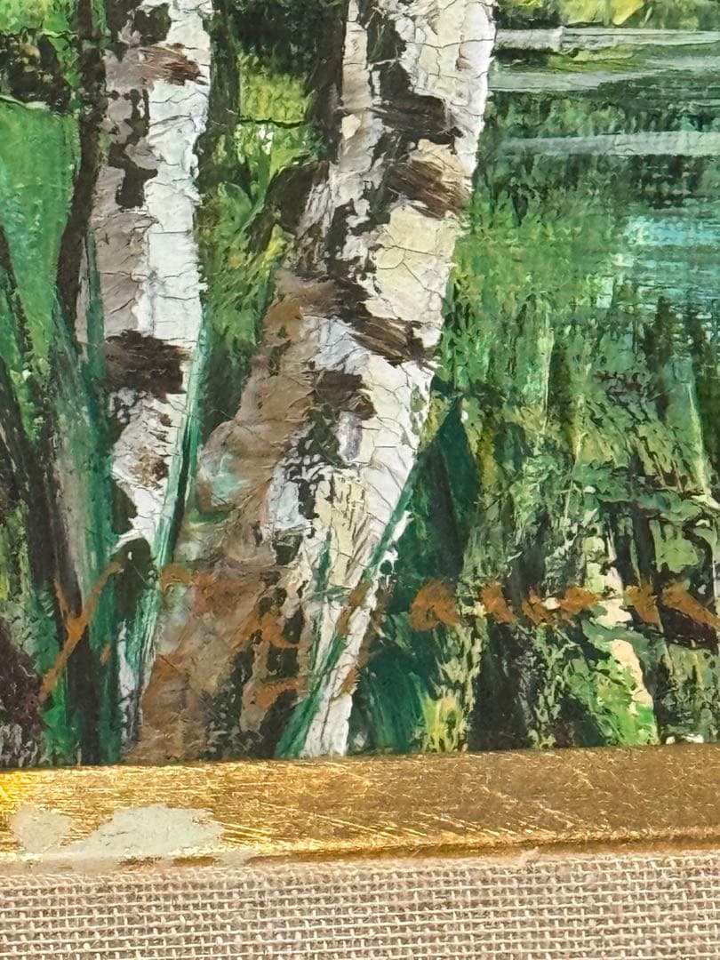 田河 勇造　風景 奥日光　匀河