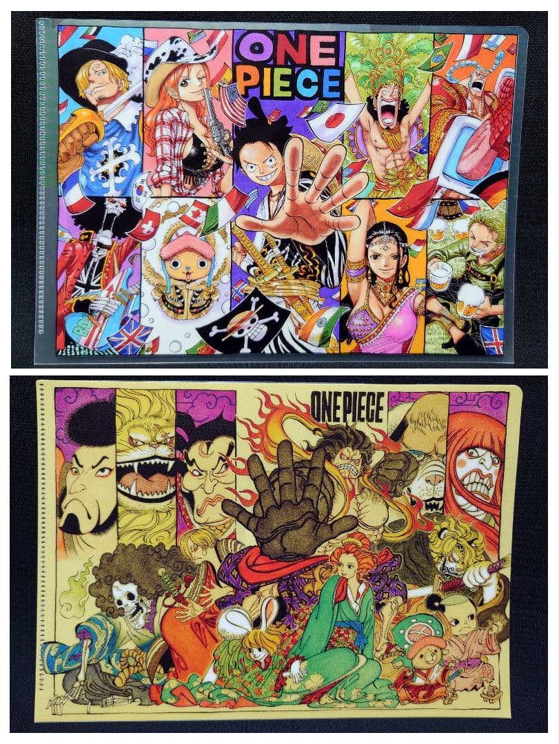 原作絵 麦わらストア ワンピース 連載20周年記念大宴会フェア特製クリアファイル