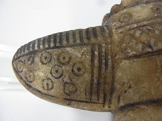 【X0402】アフガニスタン 遊牧民族　古代ランプ ( 燈明台 )　石器　彫刻品