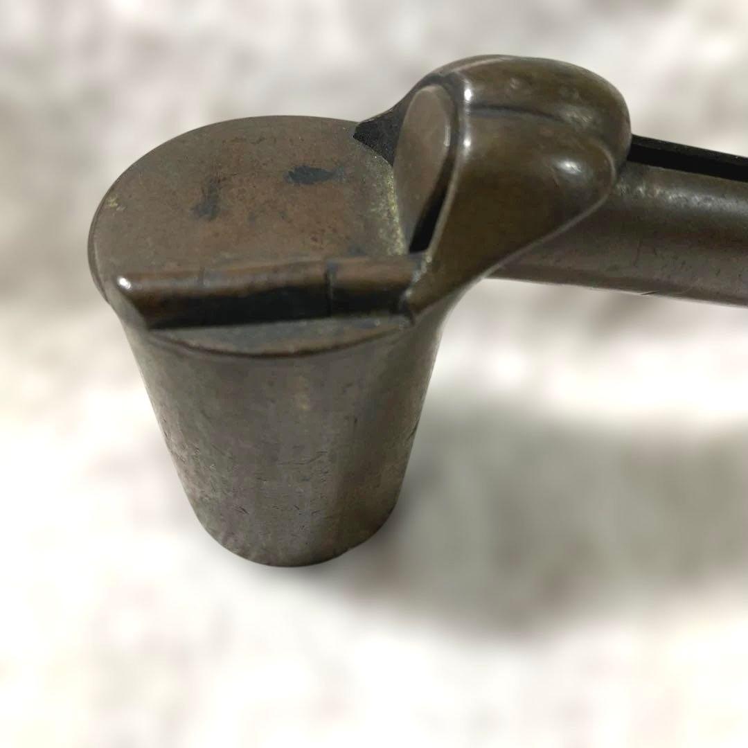 G-9 矢立　2個組　銅製　和文具　古道具　書道具　アンティーク　美術品　工芸品