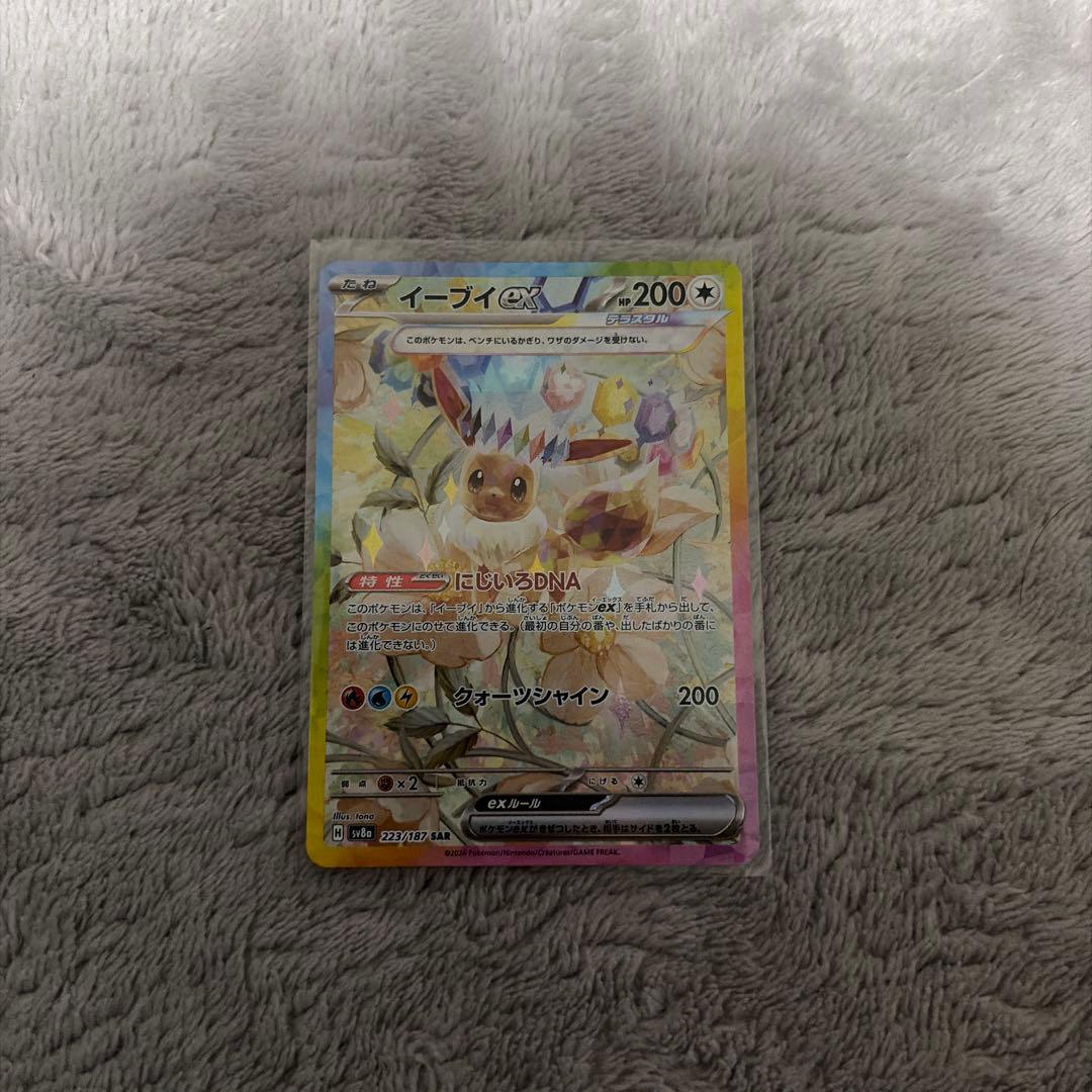 テラスタルフェスex ブイズ SAR 9枚セット ゴットパック ブラッキーex