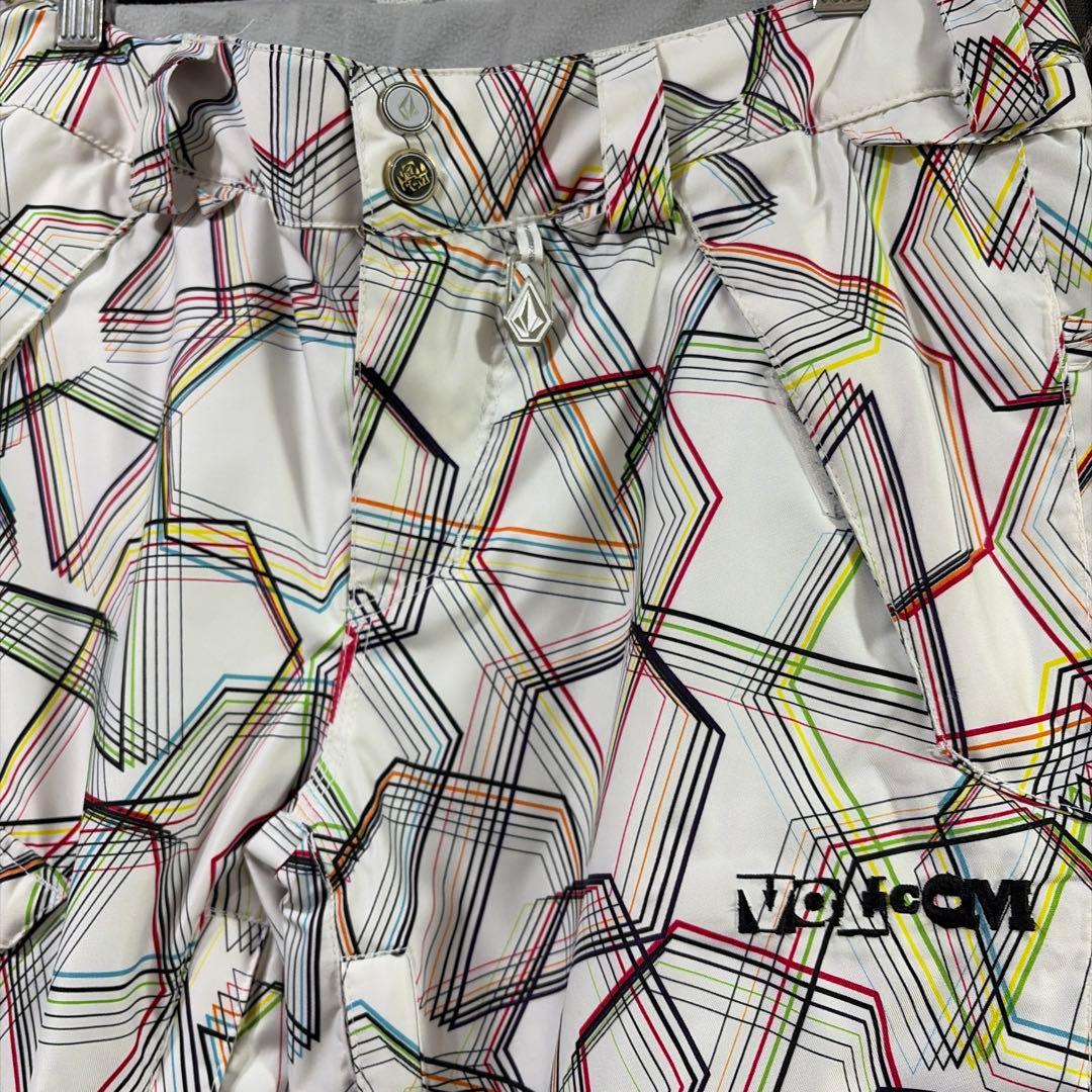 ボルコム スノーボードウェア上下セット M相当 10k Nimbus 紫×総柄