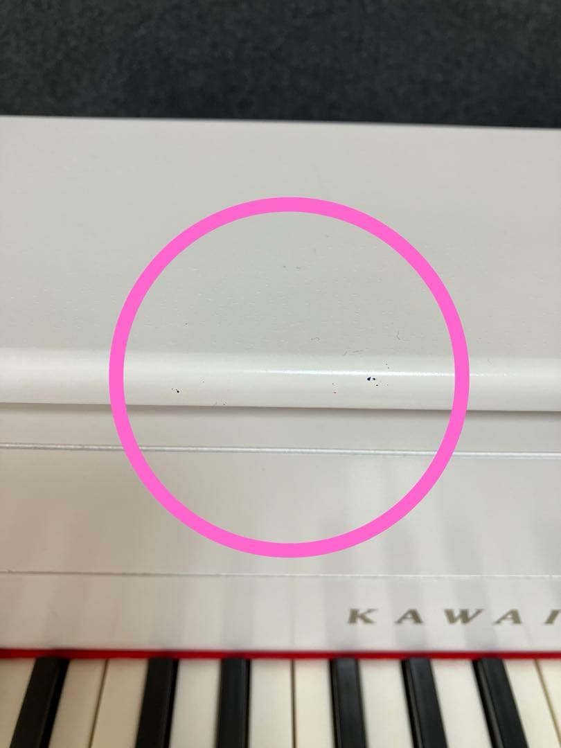 KAWAI アップライトピアノ ホワイト　32鍵盤　美品　箱あり トイピアノ