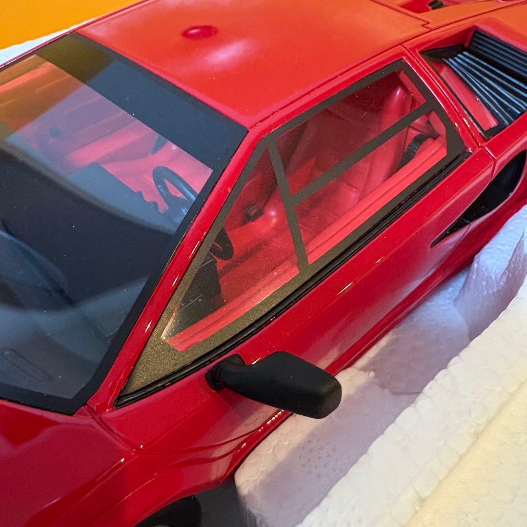 レア！京商 1/18 ランボ カウンタックLP5000QV 赤