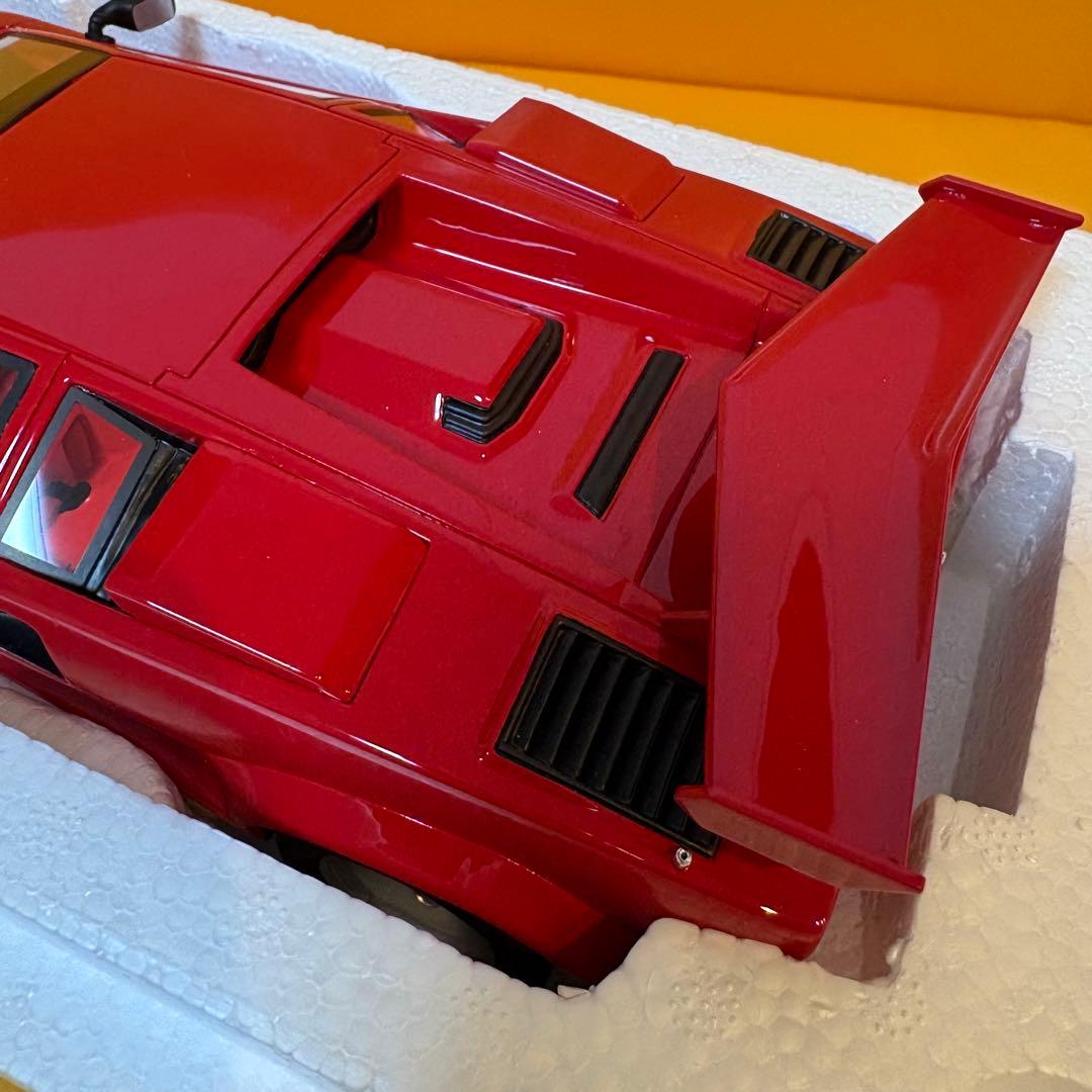 レア！京商 1/18 ランボ カウンタックLP5000QV 赤