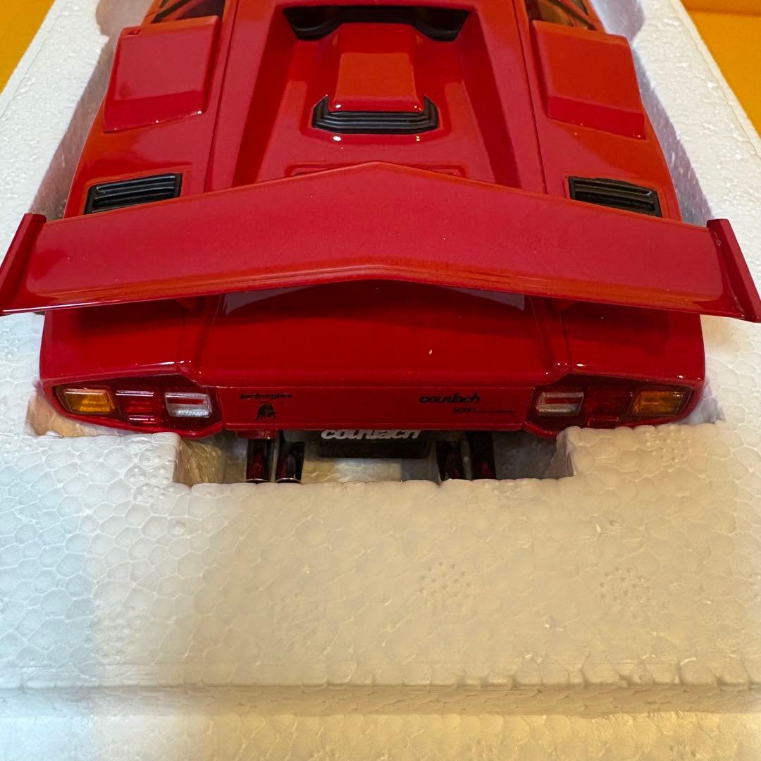 レア！京商 1/18 ランボ カウンタックLP5000QV 赤