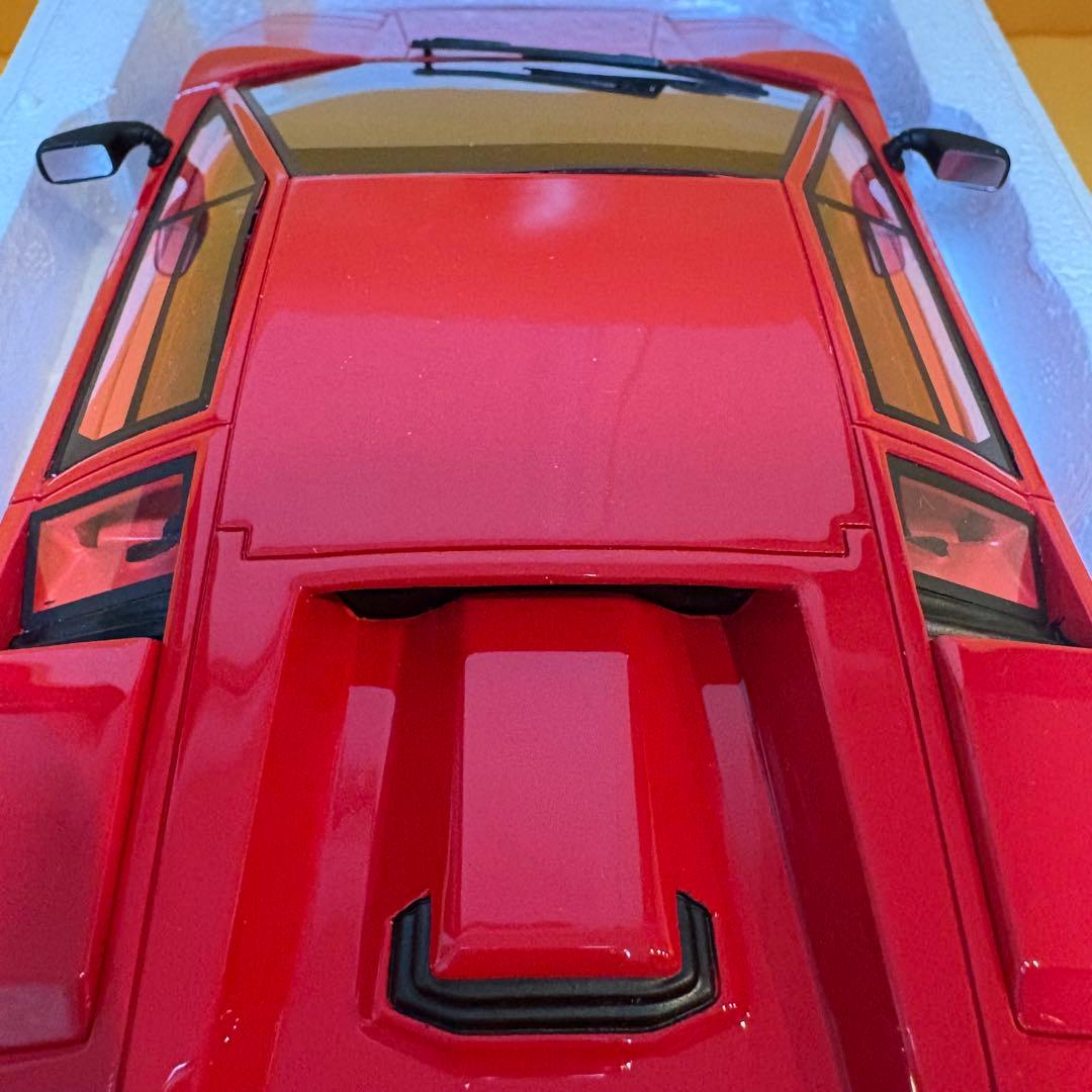 レア！京商 1/18 ランボ カウンタックLP5000QV 赤