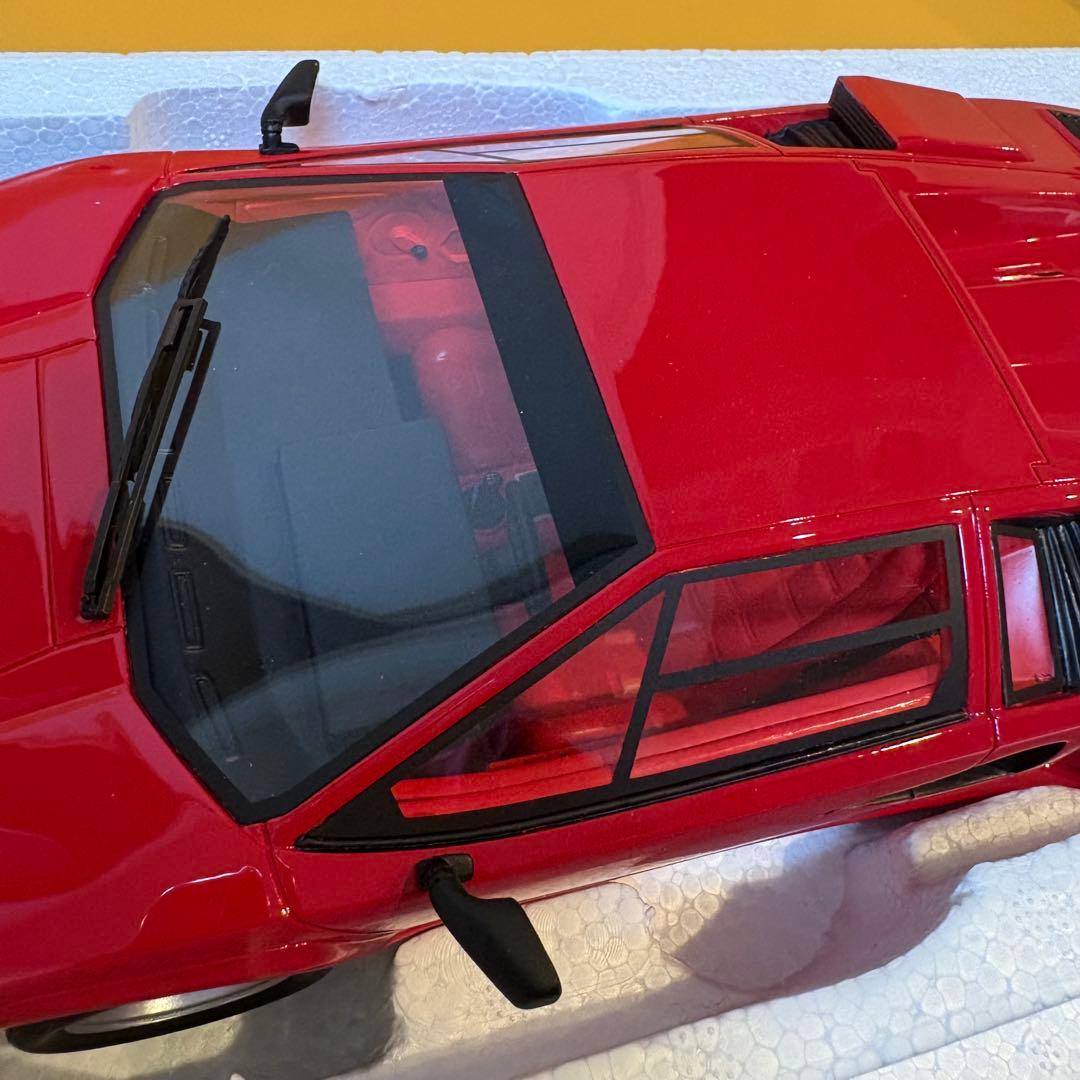 レア！京商 1/18 ランボ カウンタックLP5000QV 赤