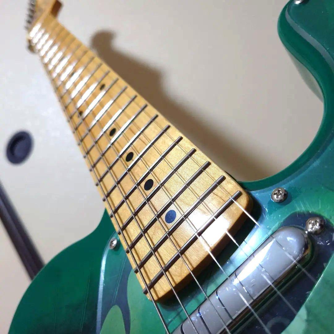 Bullfighter テレキャスタータイプ エレキギター‼️グリーン色‼️